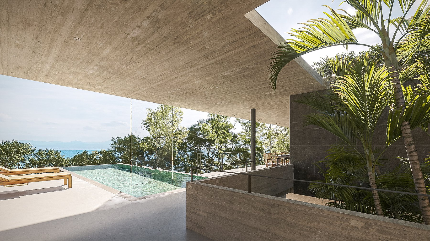 Waterfall House — residential architecture, Osa Peninsula, Costa Rica